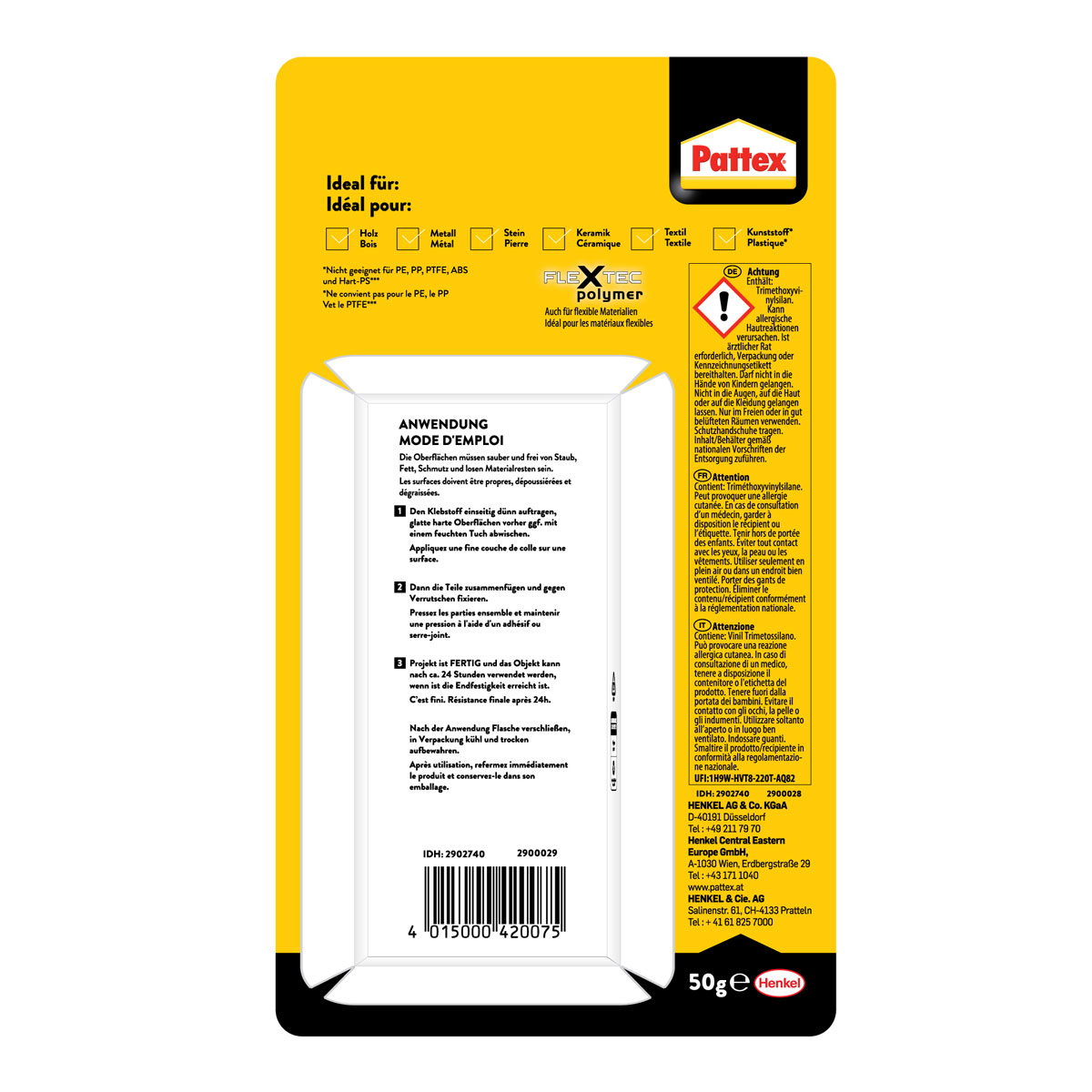 Pattex Alleskleber 100% Repair 50 g Bild 2