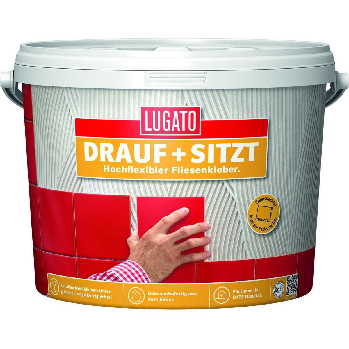 Lugato Dispersionsklebstoff Drauf und Sitzt 1kg Bild 1