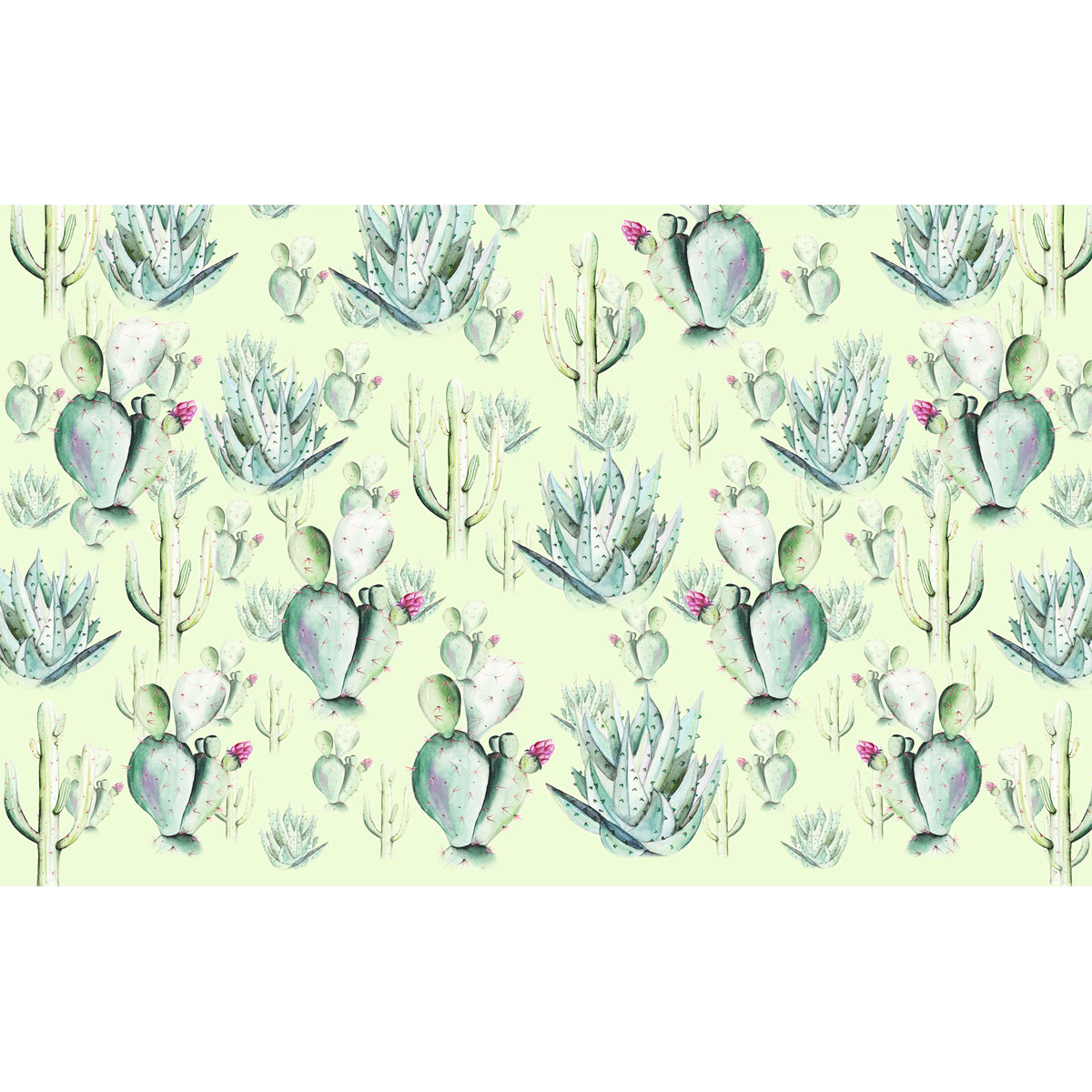 Komar  Vlies Fototapete Cactus Green 400x250 cm Bild 2