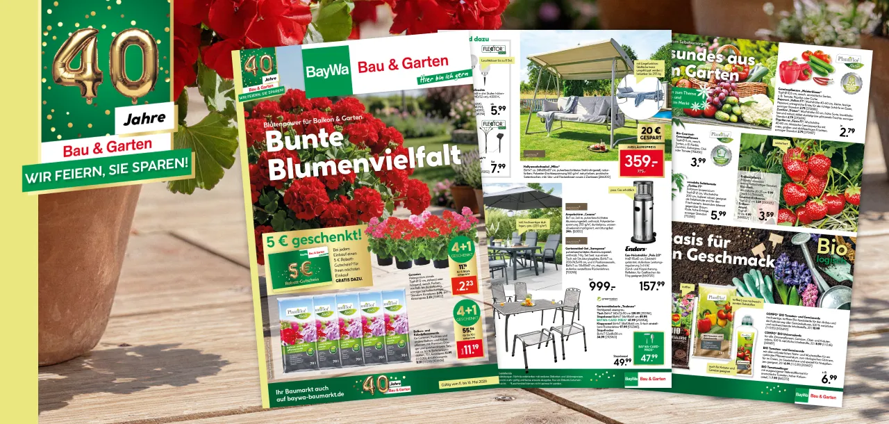 Beilage: Bunte Blumenvielfalt