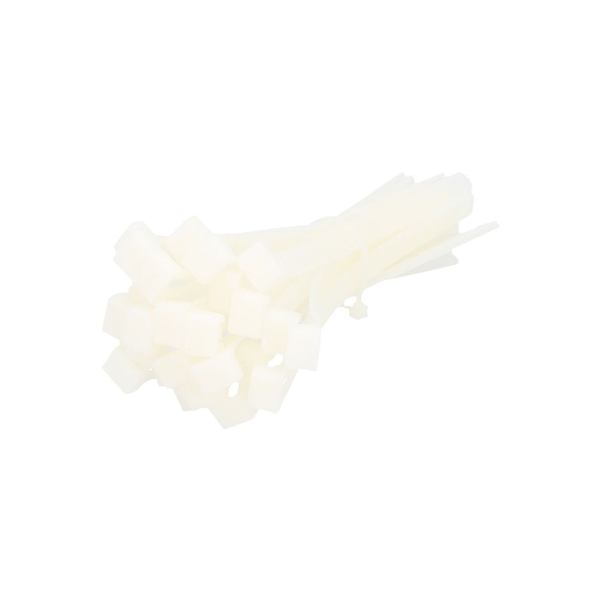 Unitec Kabelbinder 150x7,2 mm, natur, wieder-