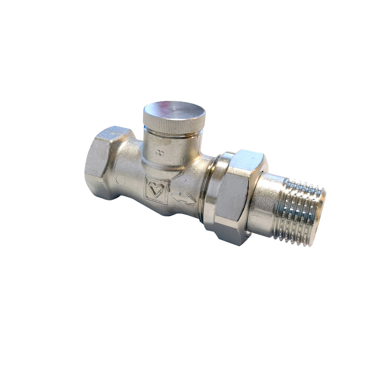 Radiatorverschraubung 1/2" Durchgang