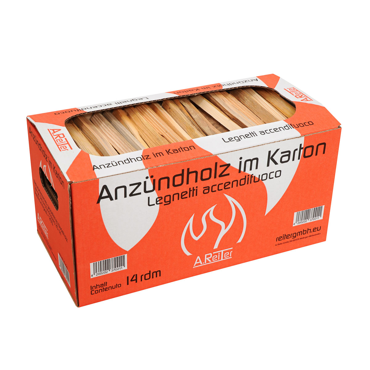 Anzündholz im Karton Bild 1