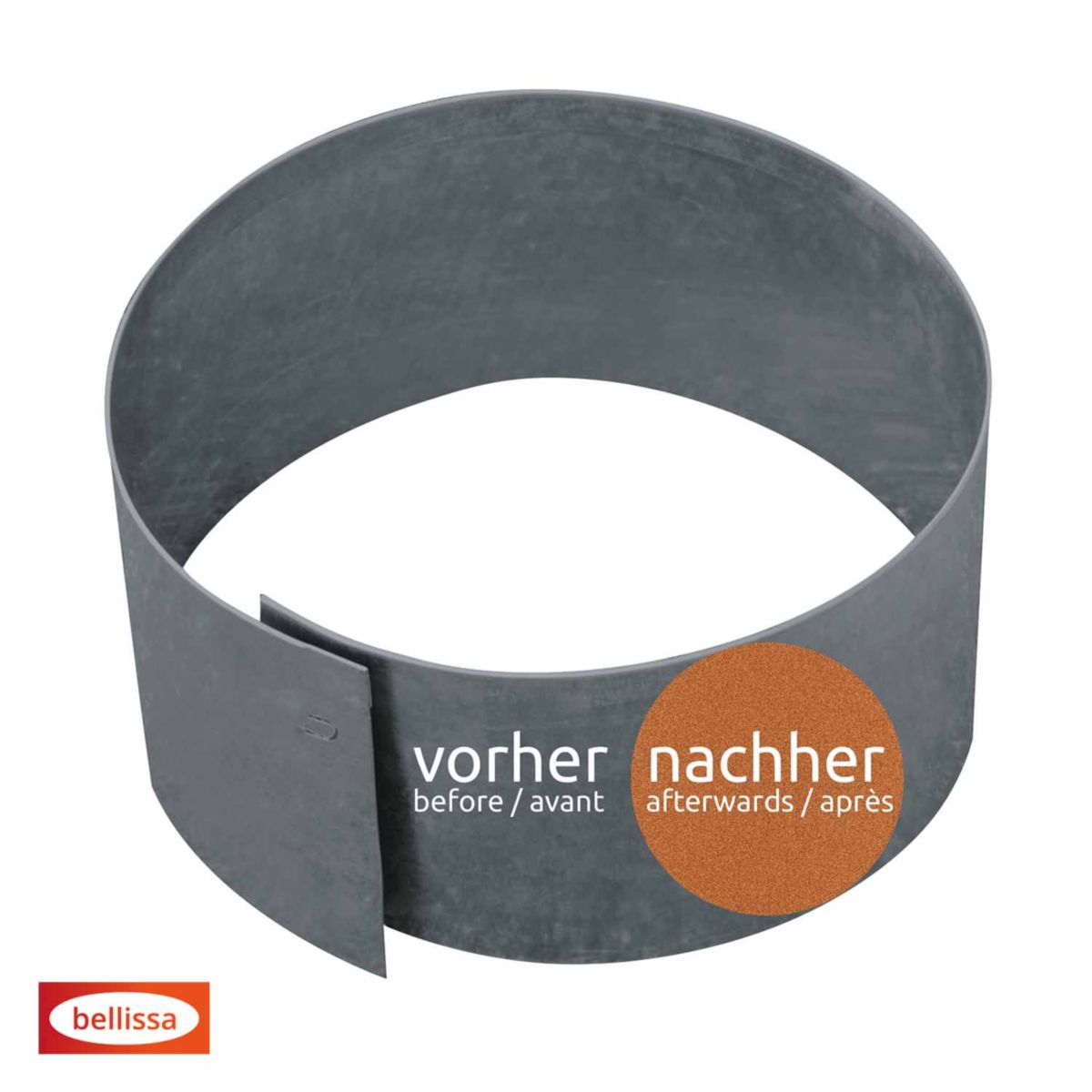 Rasenkante Kreis Corten 13 M Bild 2