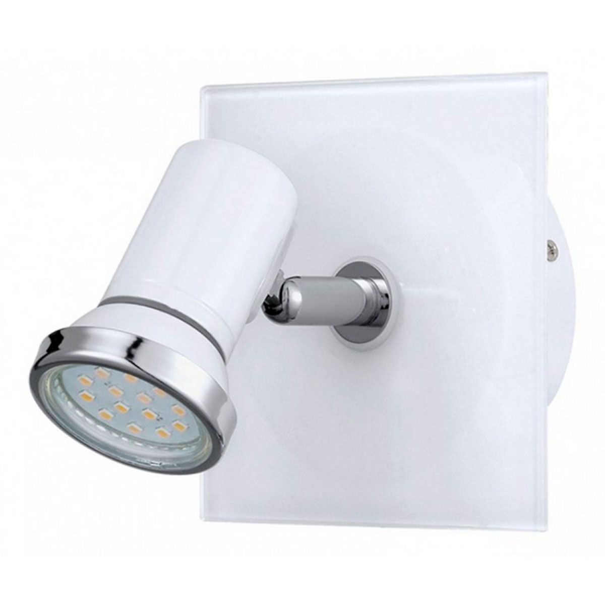 Eglo LED-Wandleuchte Tamara 12 x 12 cm weiß/chrom