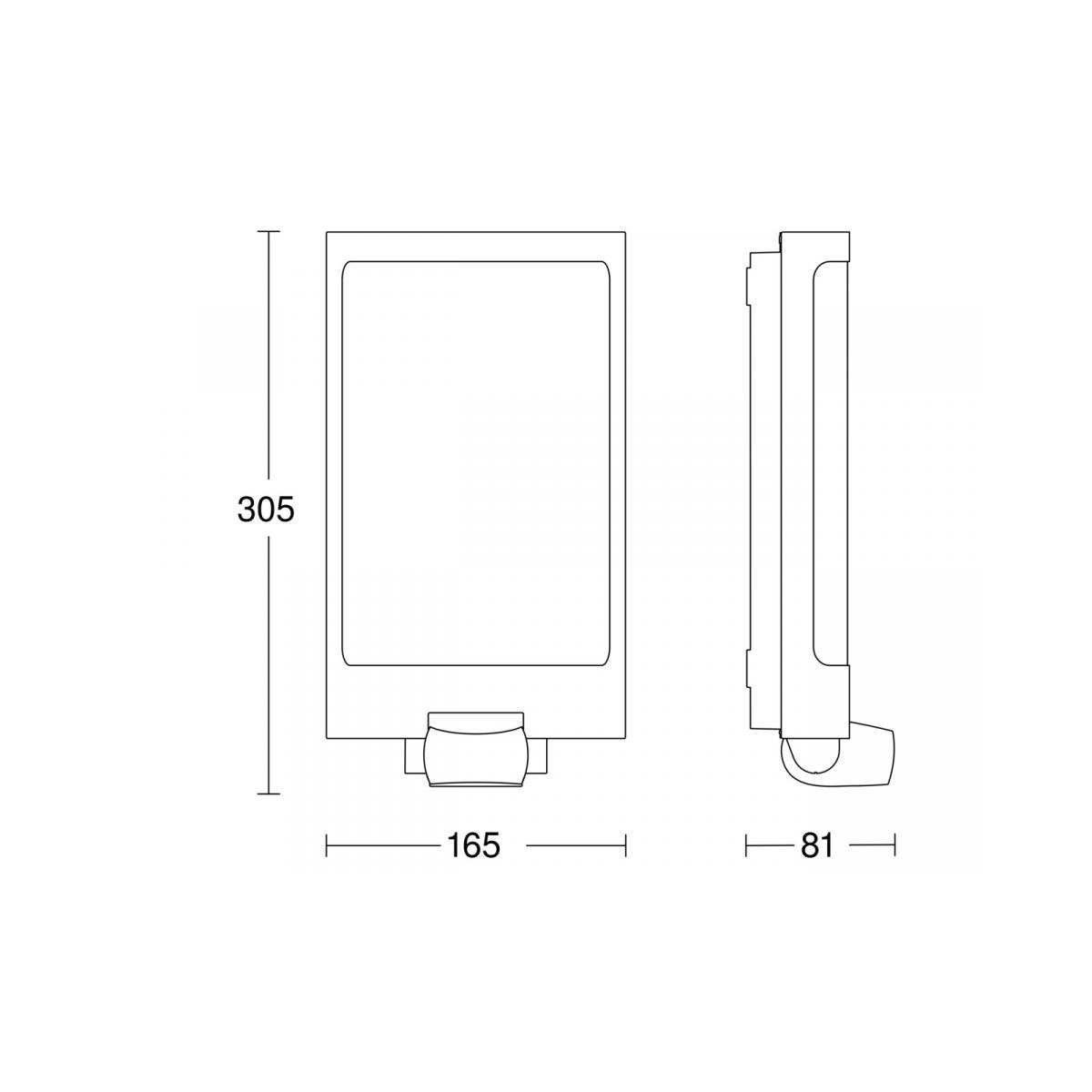 Steinel Außenleuchte mit Bewegungsmelder L 240 S anthrazit Bild 5