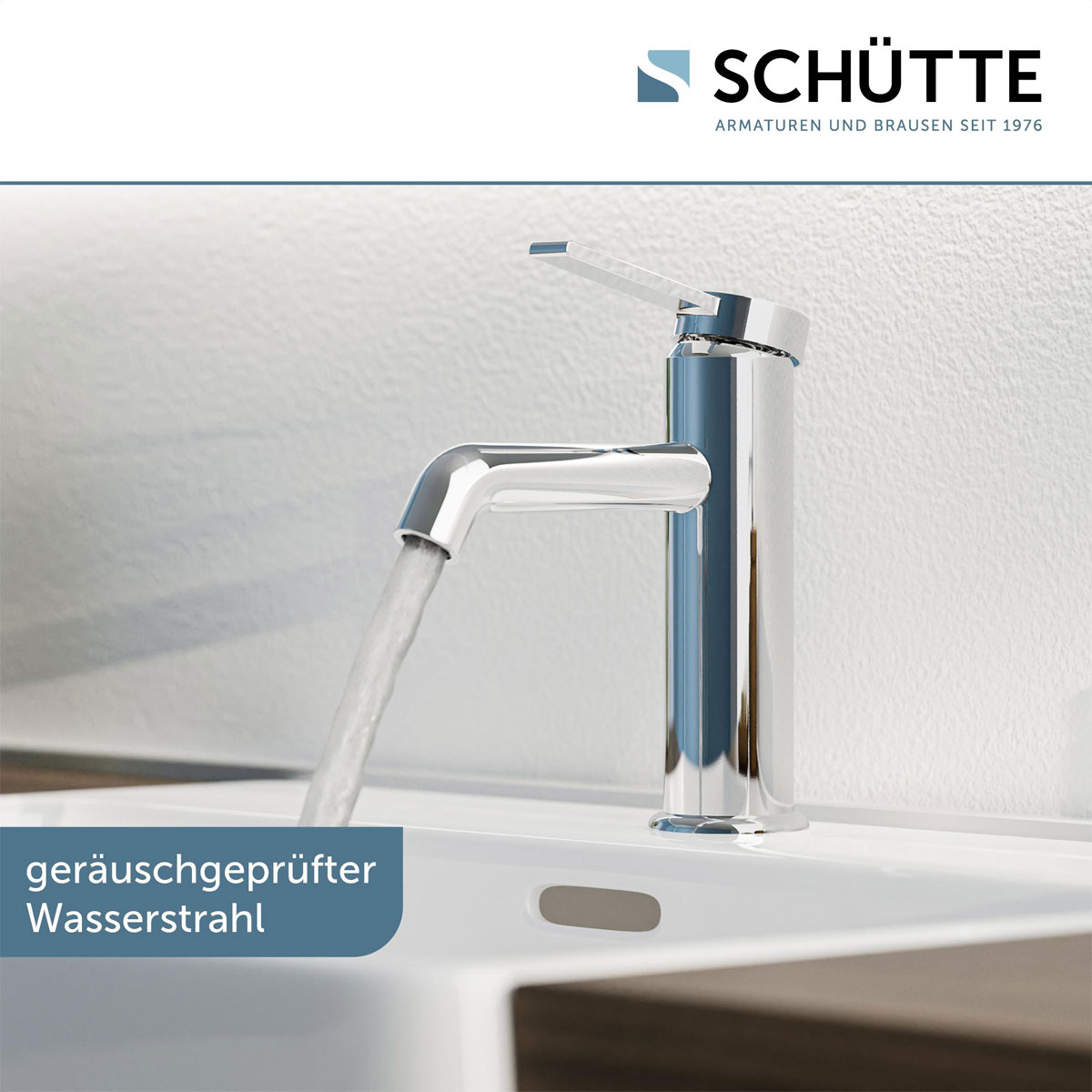 Schütte  Waschtischarmatur „Los Angeles“ chrom Eco-Click-Funktion Bild 2