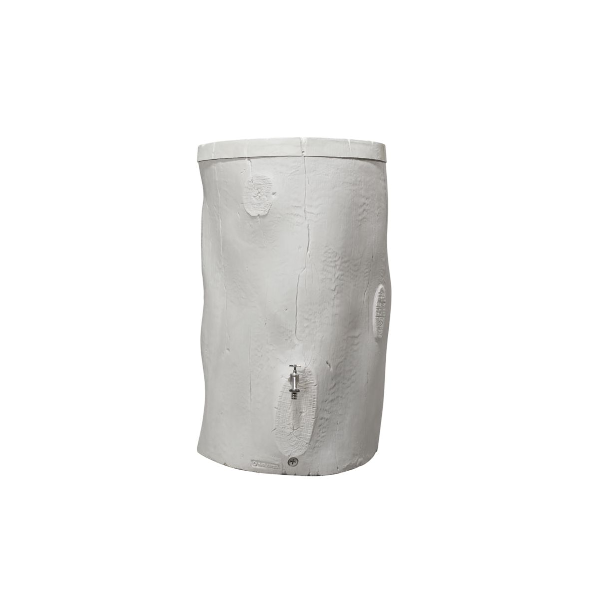 Garantia Regentonne Woodstock Baumstamm 400 L grau