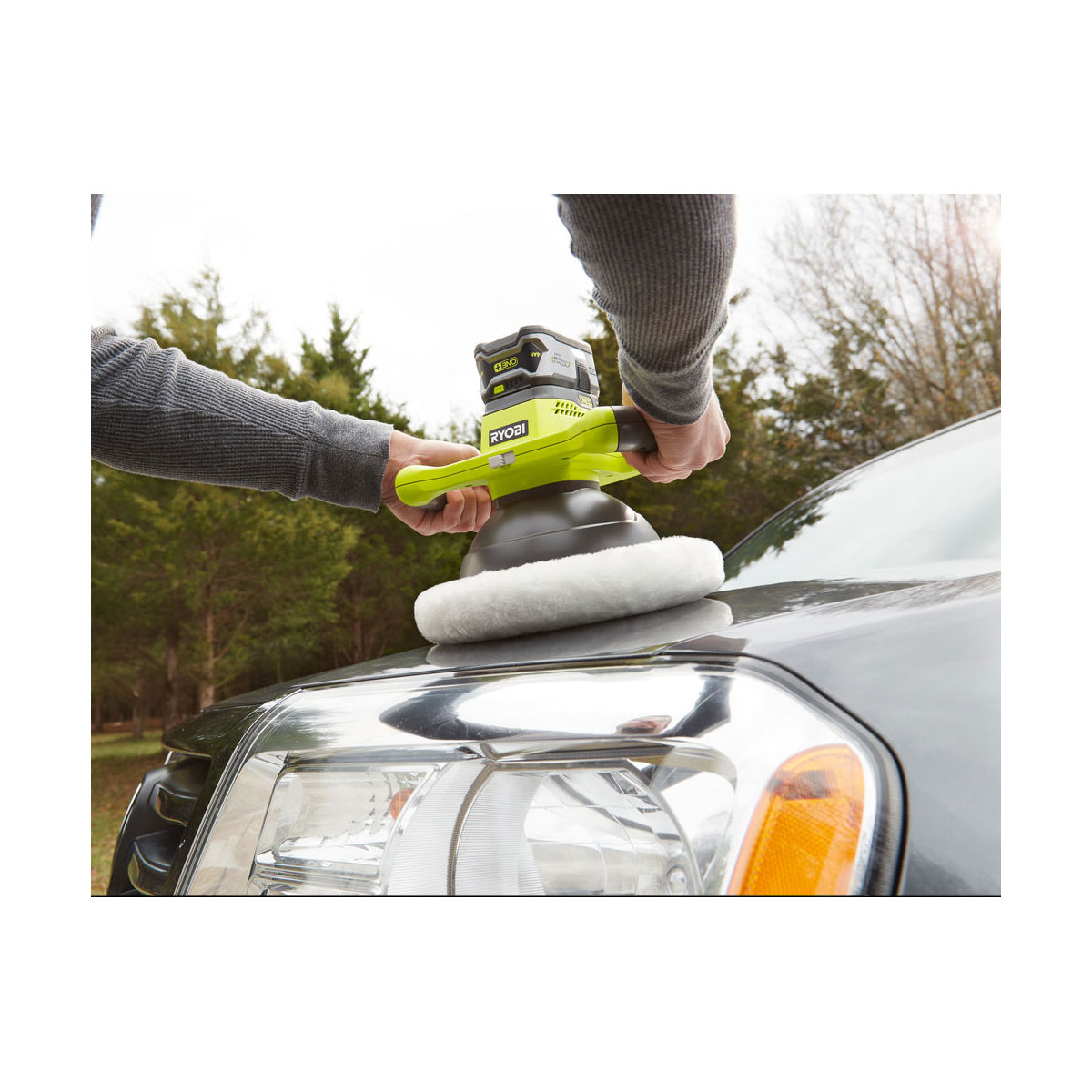 Ryobi  Akku-Polierer R18B-0 ohne Akku und Ladegerät Bild 4