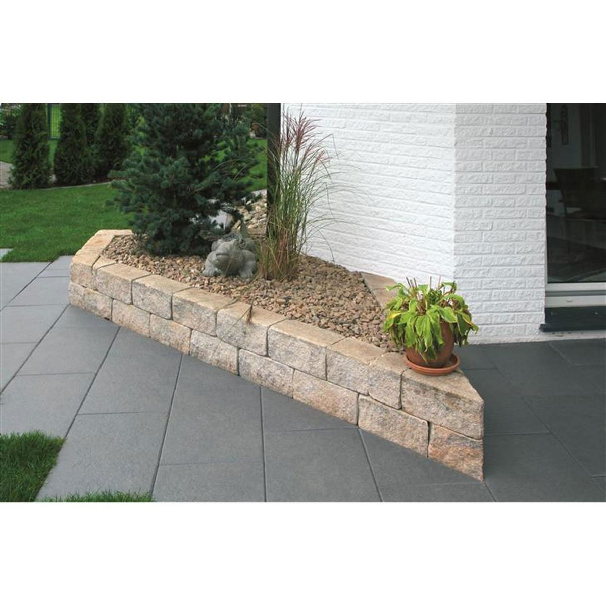Diephaus  Terrassenplatte No.1 Diamant 60 x 40 cm Schwarz-Basalt Bild 2