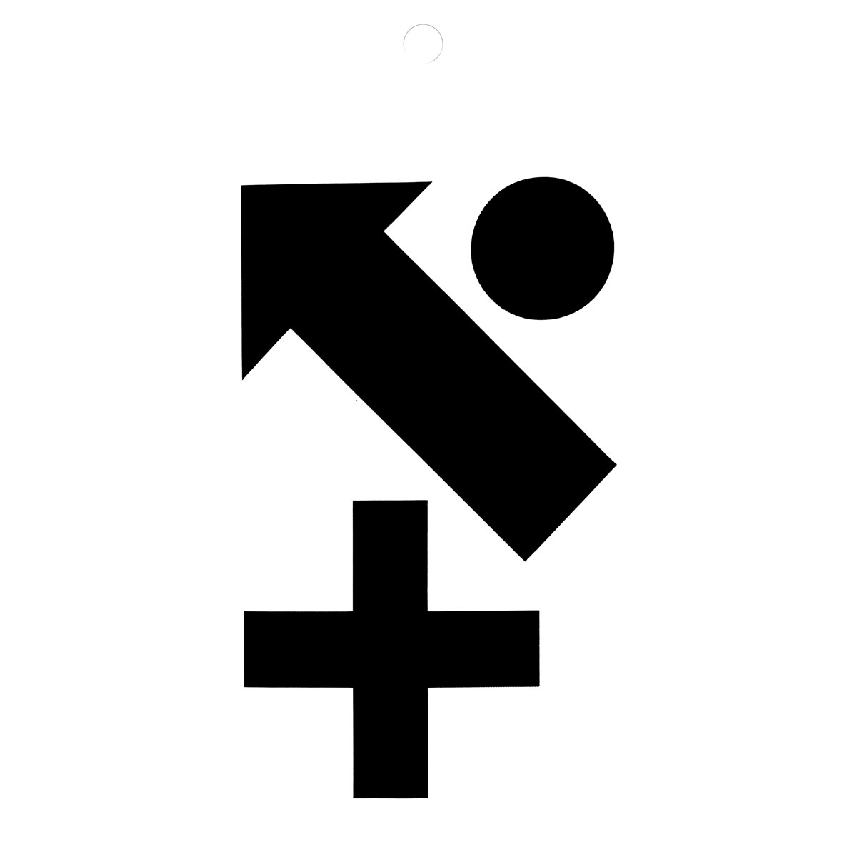 Metafranc Klebesymbol Symbole Folie schwarz