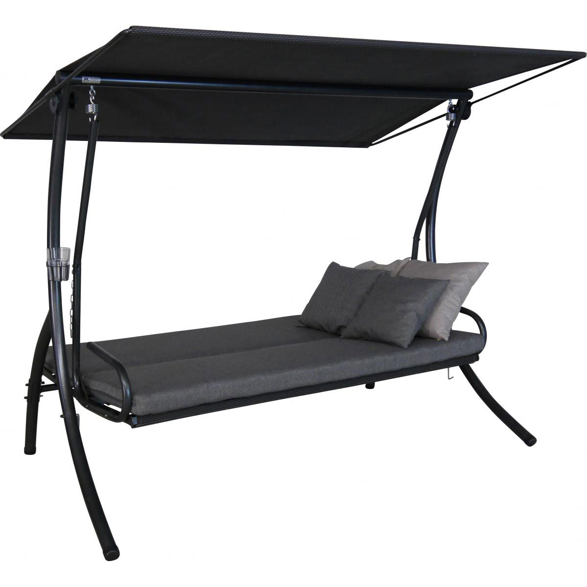 Angerer Freizeitmöbel GmbH Hollywoodschaukel 3-Sitzer Elegance Smart stone Bild 2