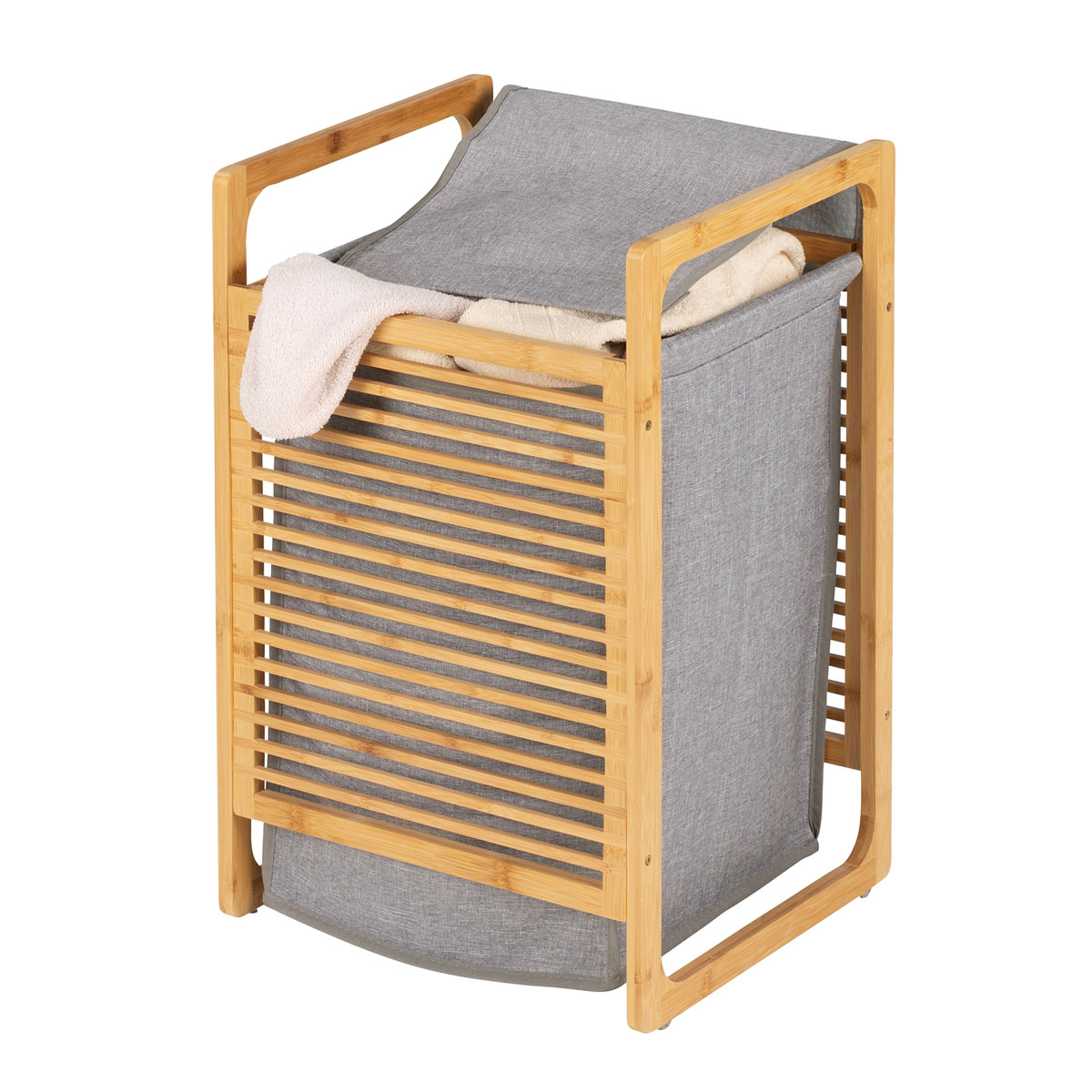 Wenko  Wäschetruhe Bahari aus Bambus Wäschekorb 43 l Bild 1