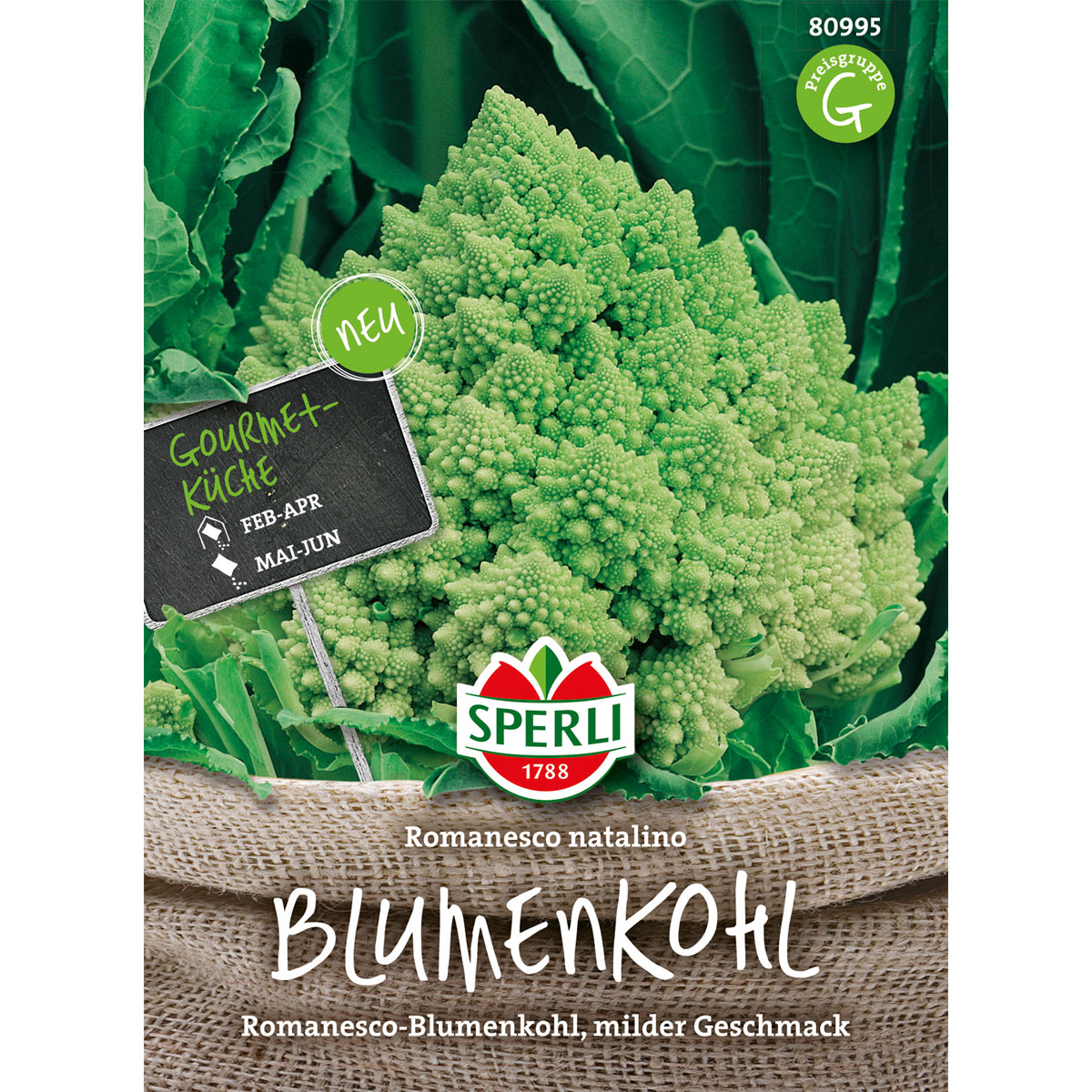 Sperli Blumenkohl Romanesco natalino
