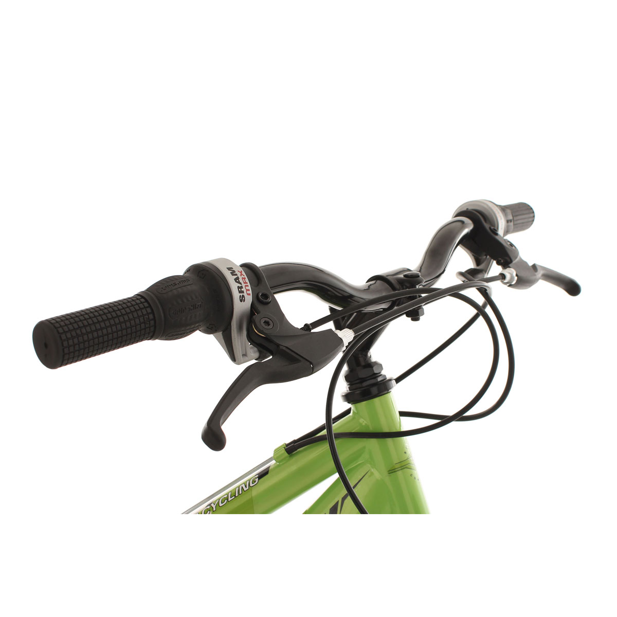 KS Cycling Jugend-Mountainbike Zodiac Fully 24 Zoll weiß-grün Bild 5