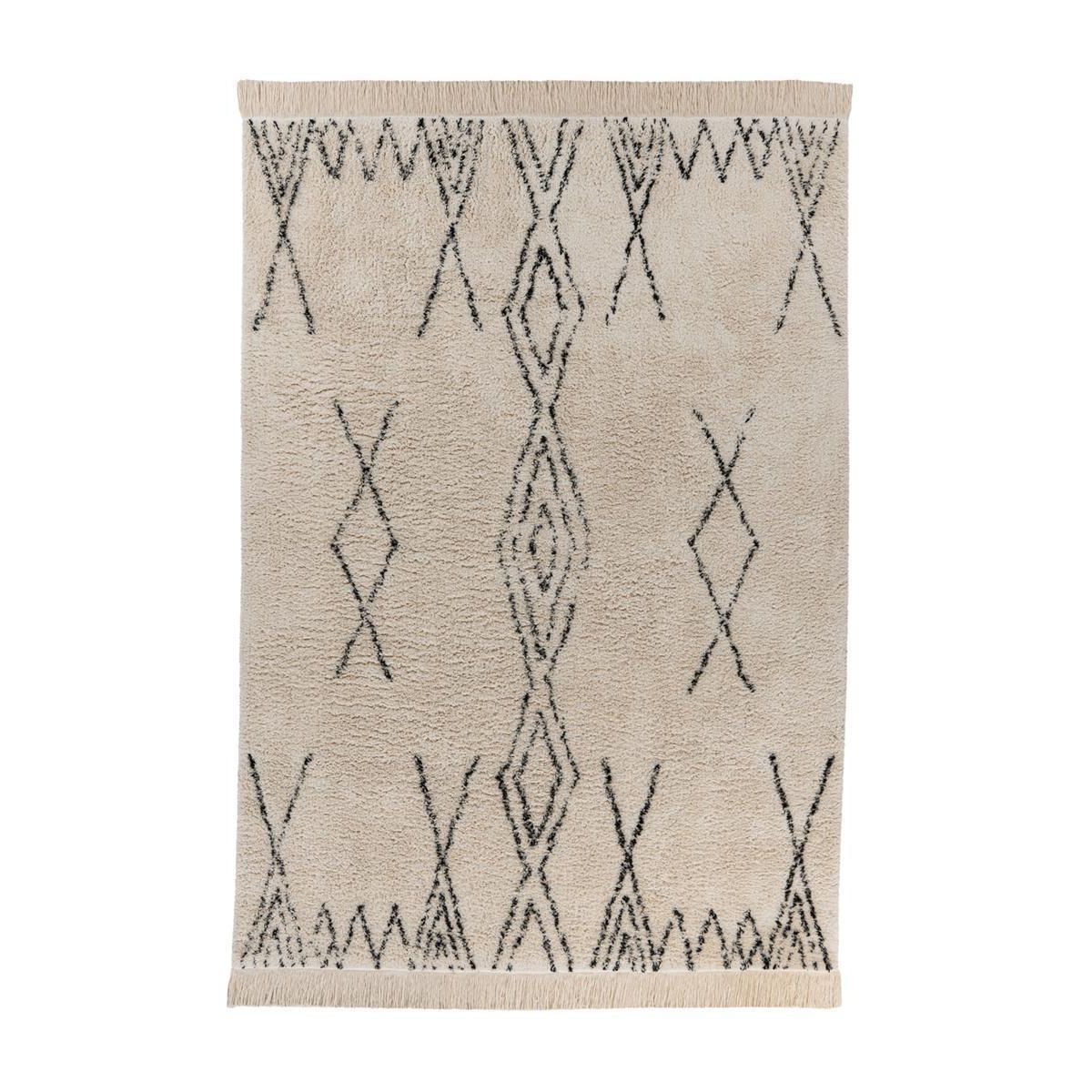 Alena 125 Creme/Schwarz 200 x 290 cm