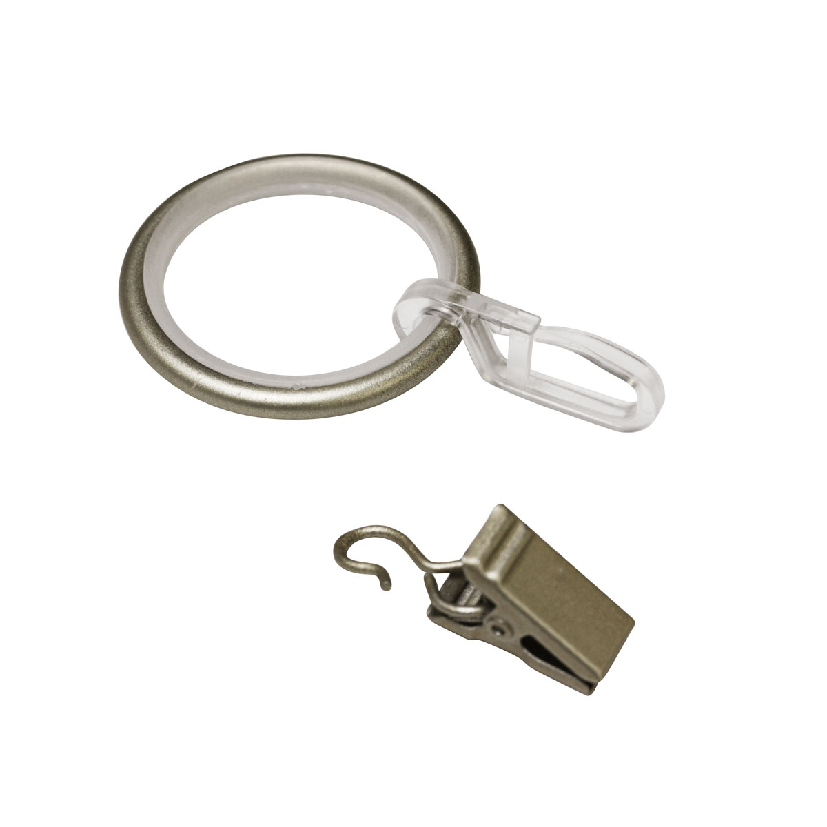 Gardinia Gardinenringe Kira champagner Durchmesser 19 mm 10 Stück