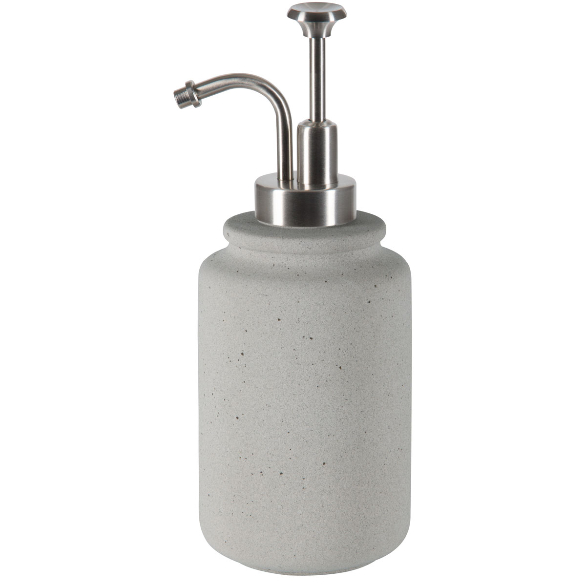 spirella Seifenspender Cement Durchmesser 8 cm grau