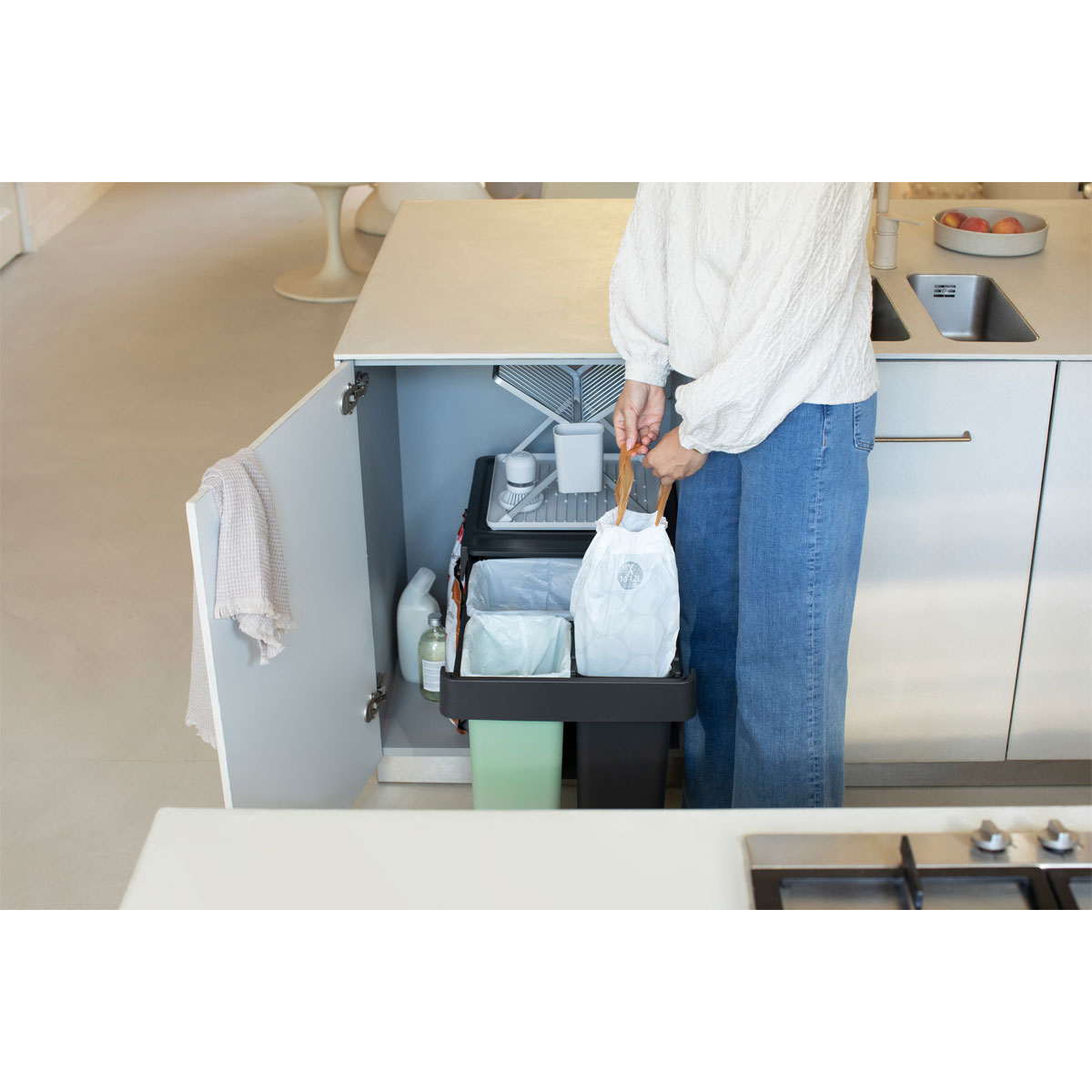 Einbaumülleimer Sort & Go 10+10+20L Bild 5