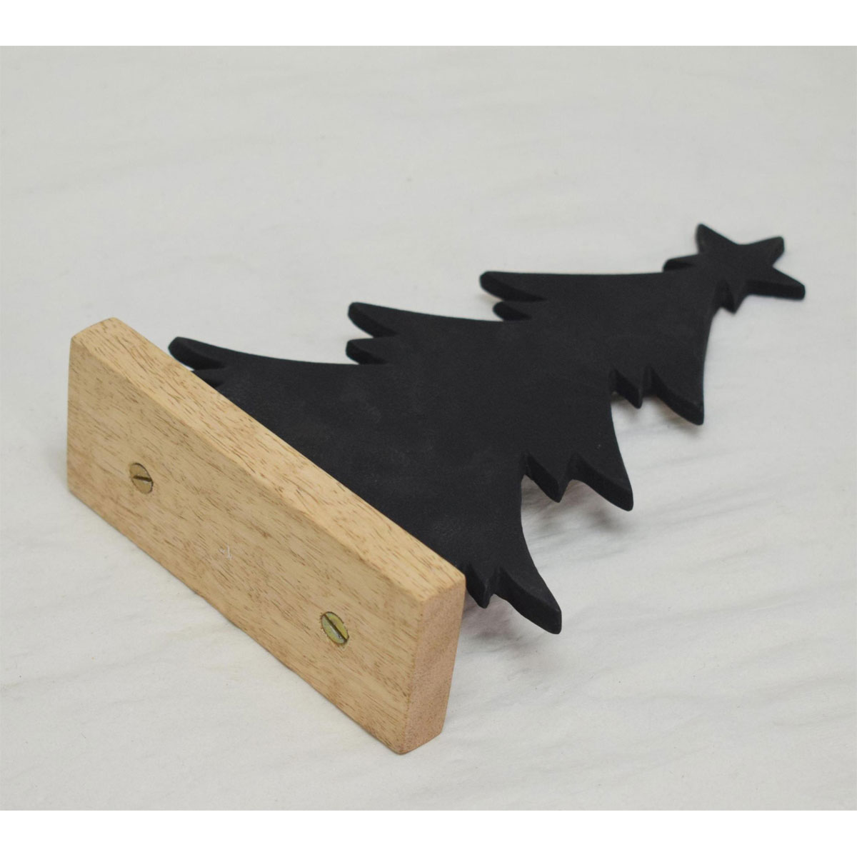 Aluminium Baum auf Sockel schwarz H21 cm Bild 4