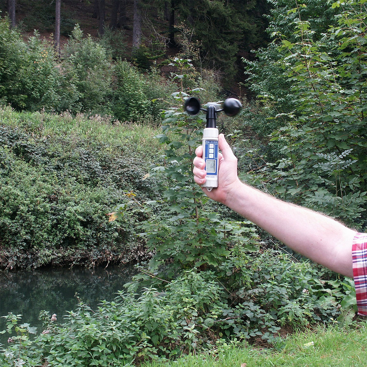 PCE Instruments Anemometer „PCE-A420“, Digitales Flügelradanemometer Bild 3