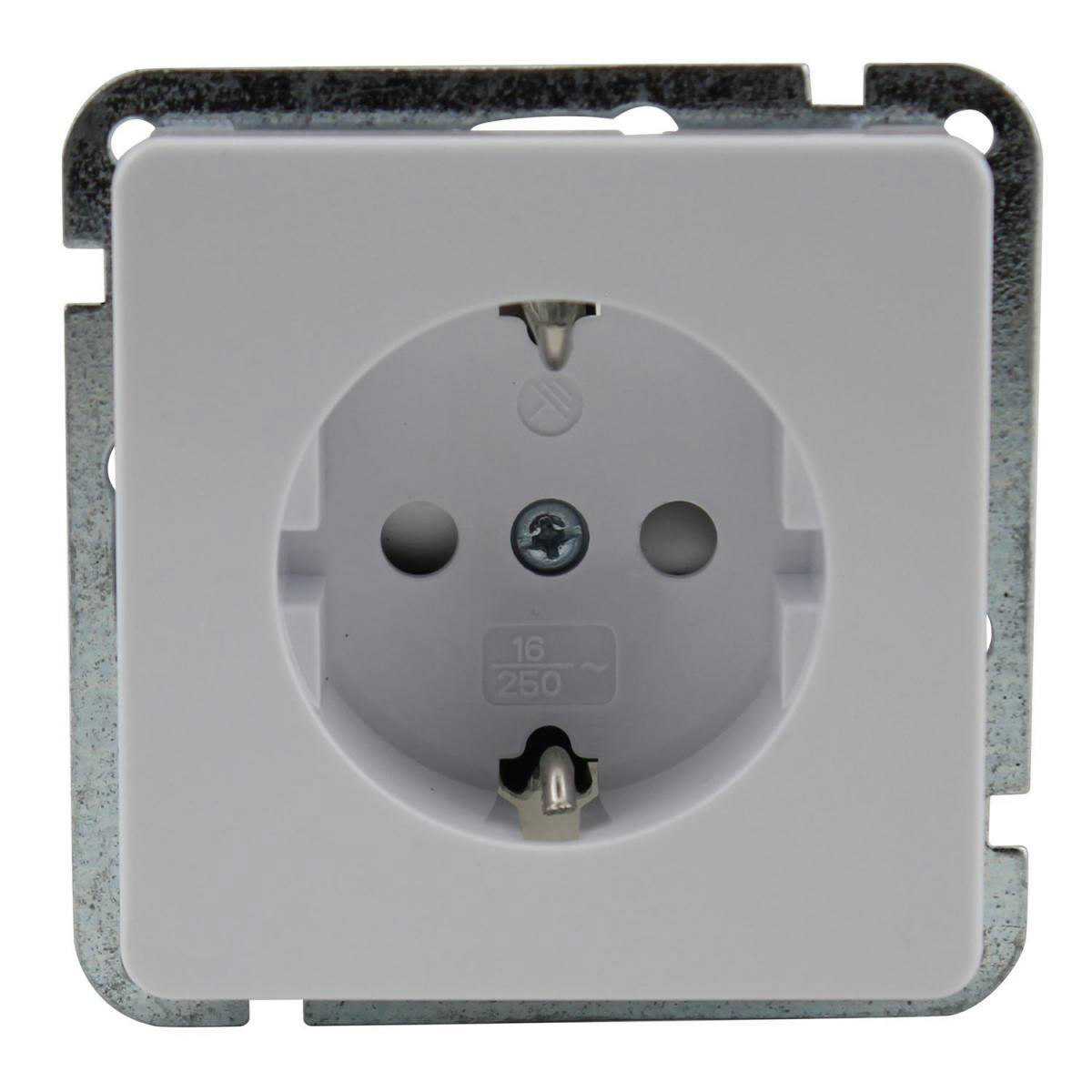 PROFI-PACK-SET Steckdosen Montreal ultraweiß Serie 502