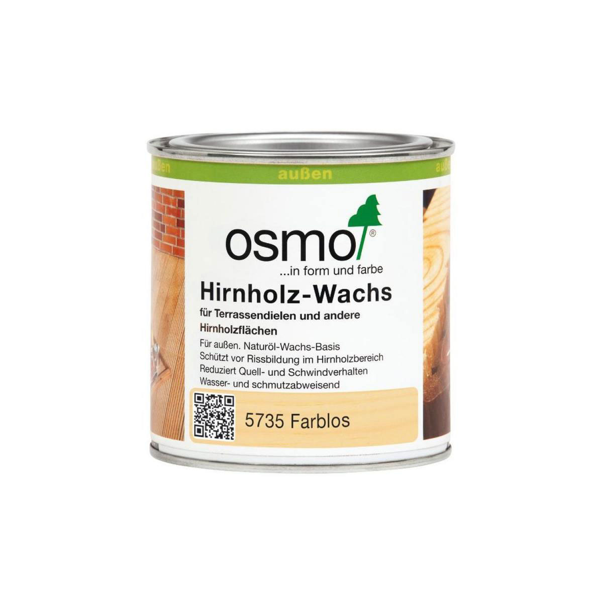 Osmo Hirnholz-Wachs 375ml farblos