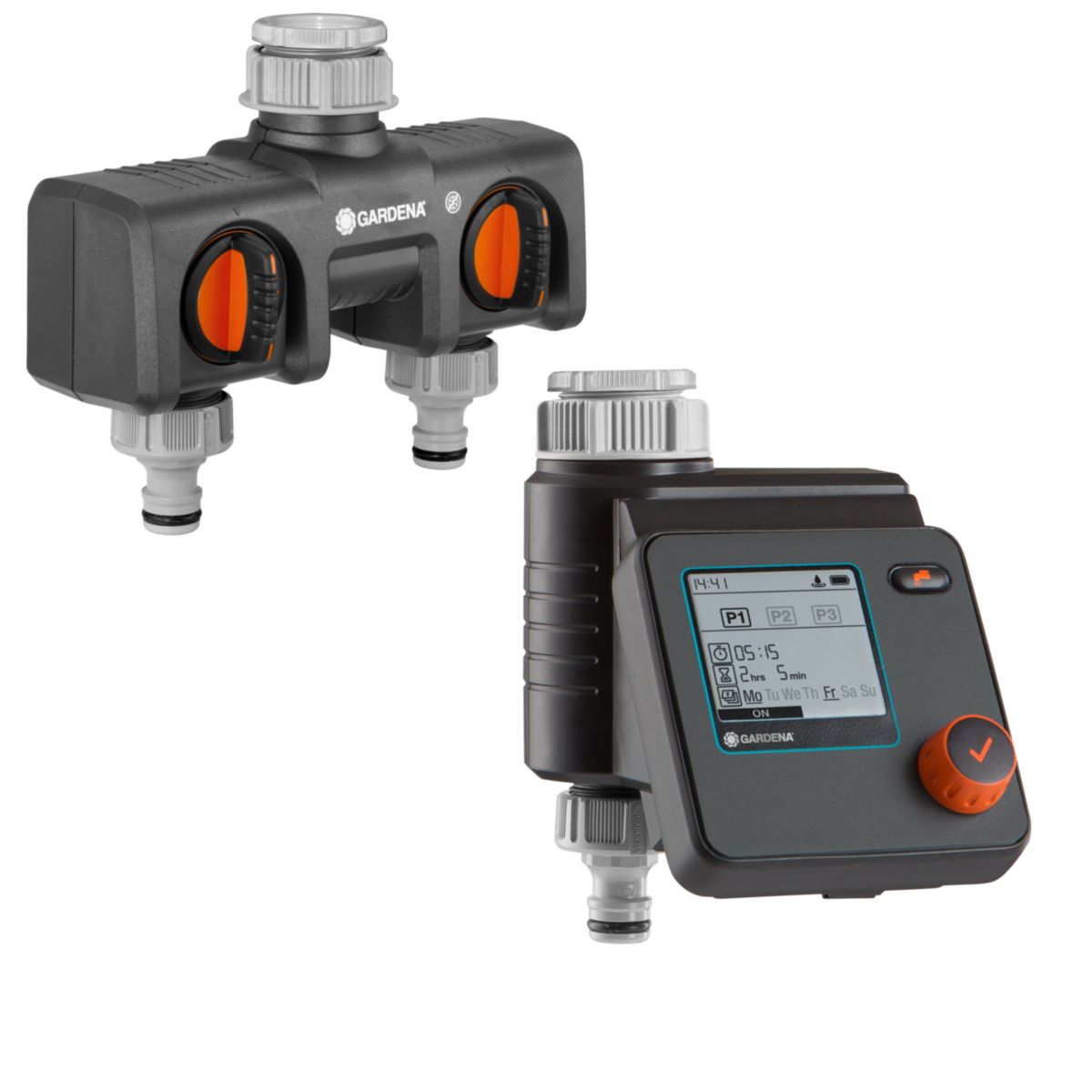 Gardena Bewässerungssteuerung Select & 2-Wege-Verteiler Aktion Bild 1