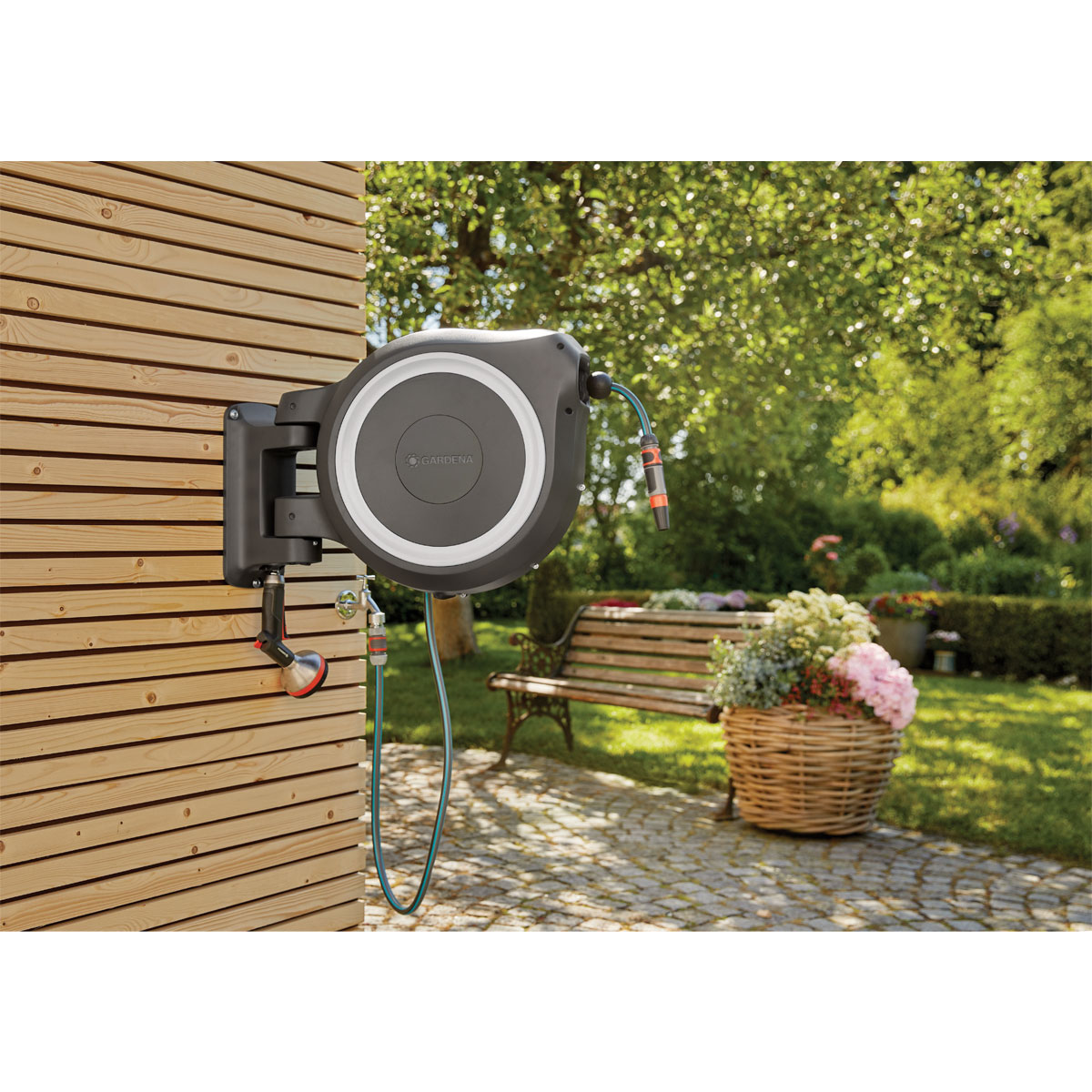 Gardena  Wandschlauchbox RollUp XL 35m schwarz Bild 4