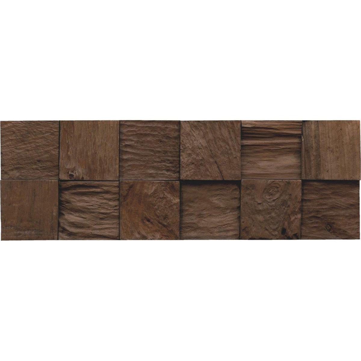 Indo Wandverkleidung Teak Classic Cube Sulavesi 10er-Set Bild 2