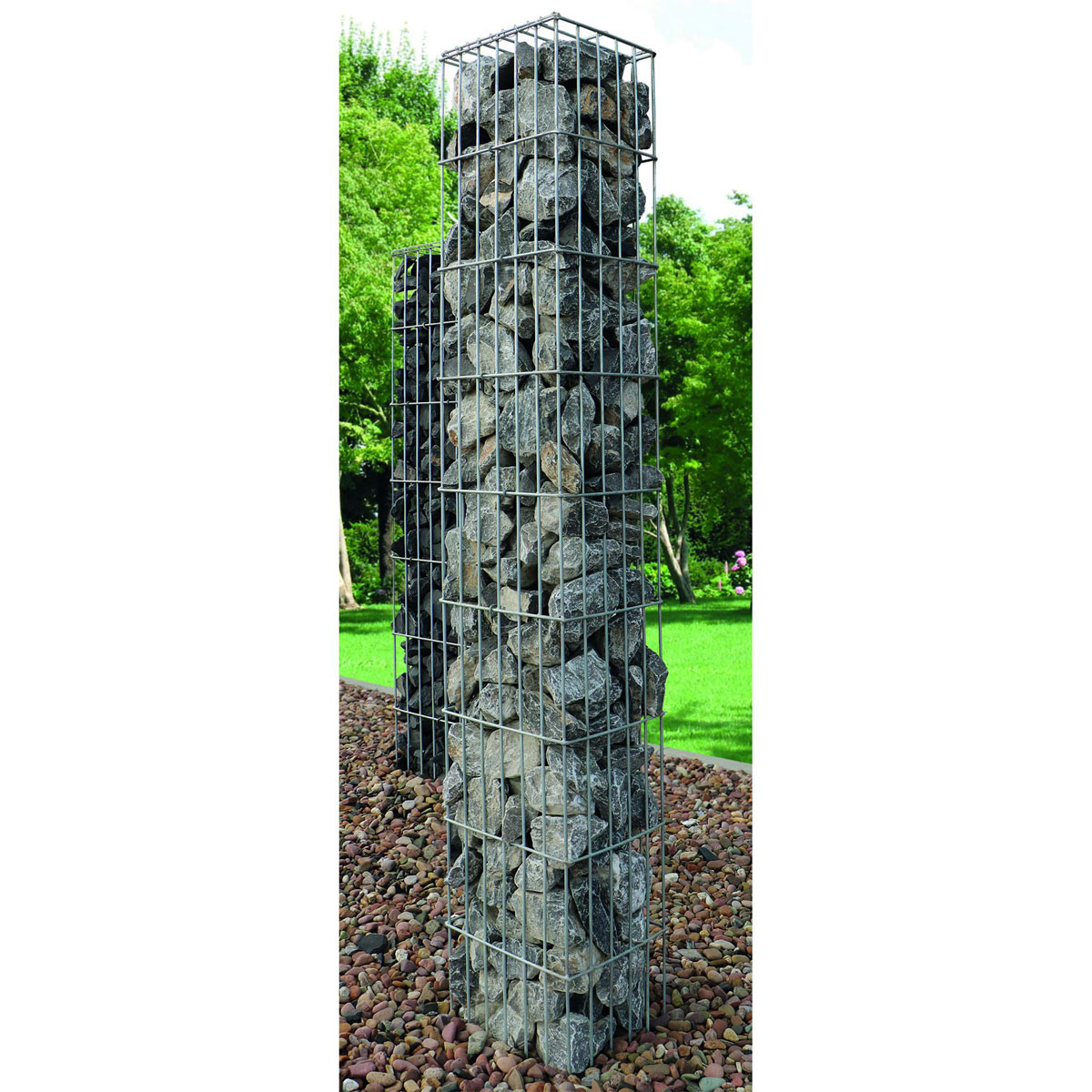 Wilk Gabionen-Säule 25 x 160 x 25 cm Bild 4