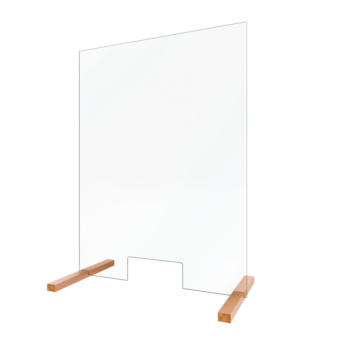 Schulte Hygieneschutz mit Durchreiche 75 x 100 cm Bild 1