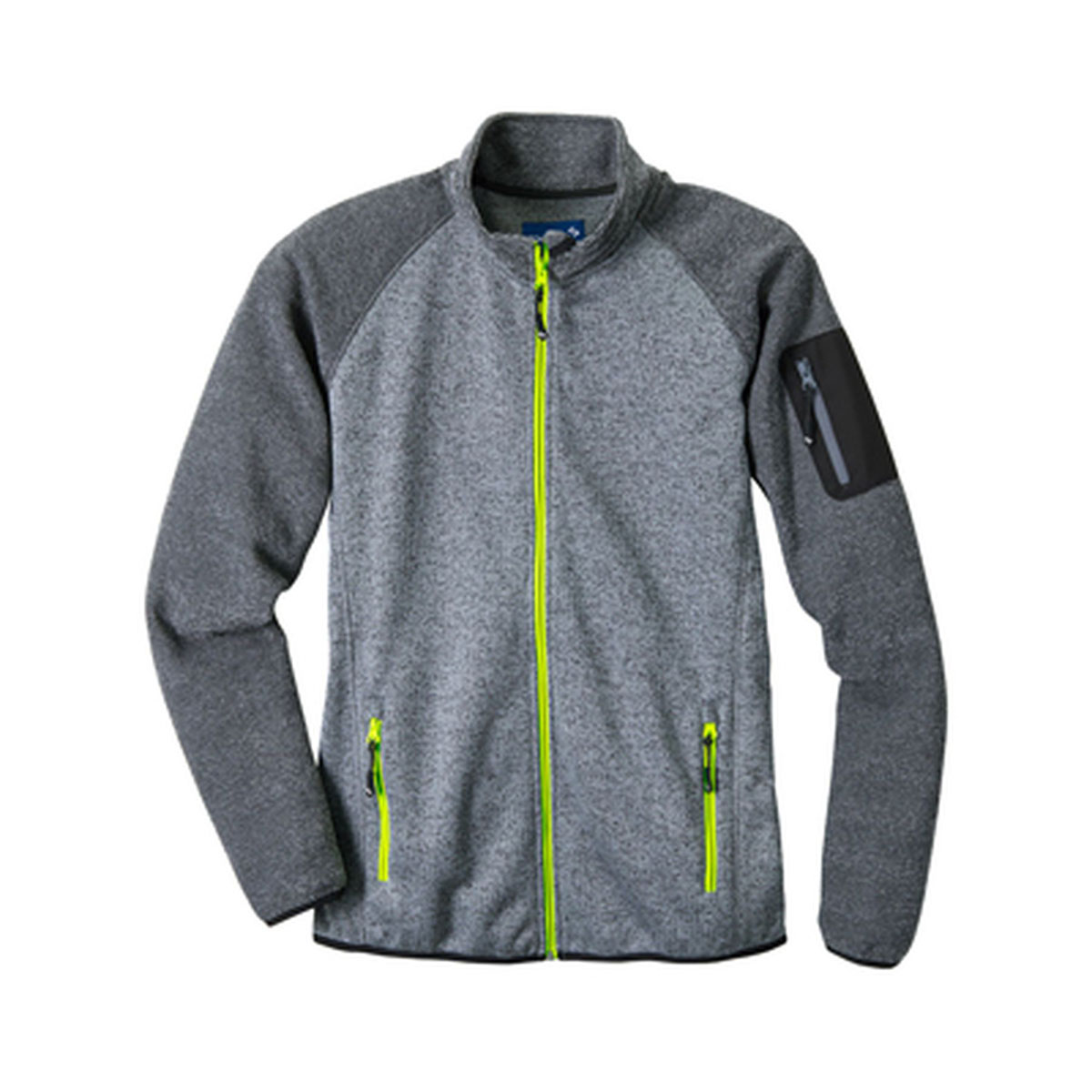 Scheibler Strickjacke Tweng grau-schwarz Größe L