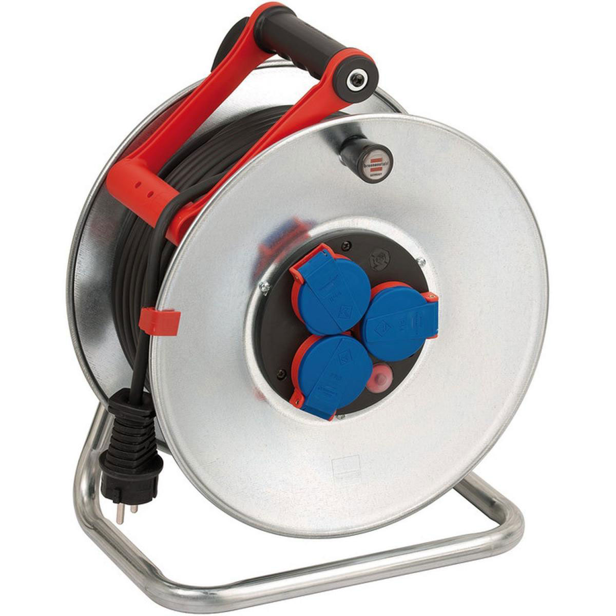 Brennenstuhl Kabeltrommel Garant S 50 m Stahlblech silber