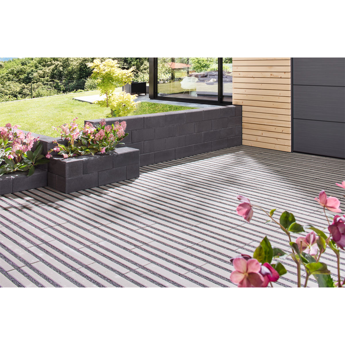 Lusit  ECO City40x20x8 cm, Grau mit Microfase Bild 4