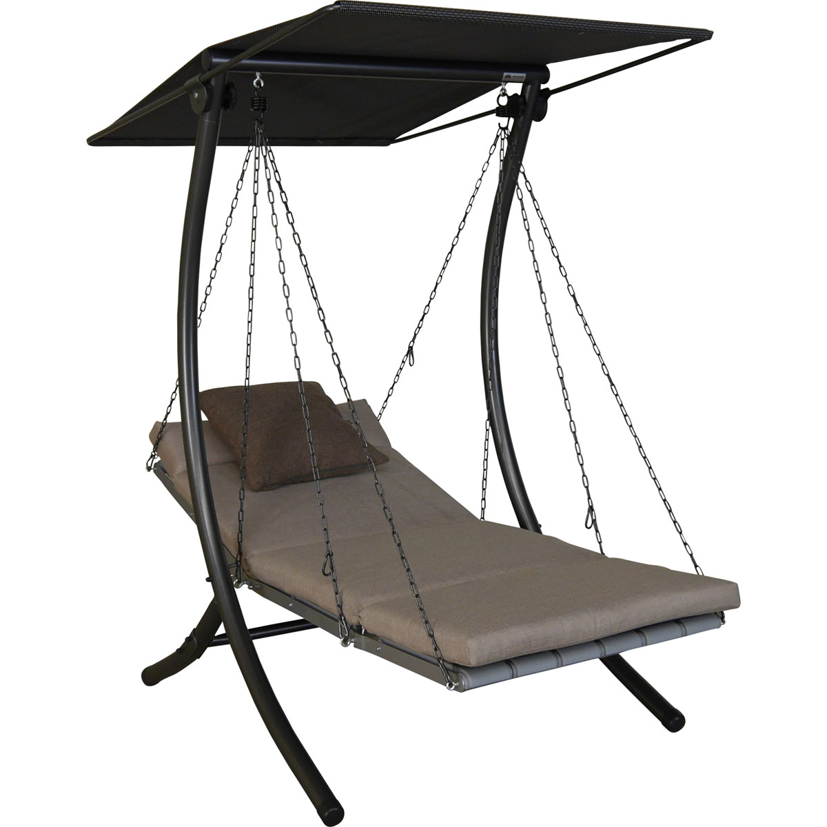 Angerer Freizeitmöbel GmbH Hollywoodschaukel 1-Sitzer Luxus Smart sand Bild 2