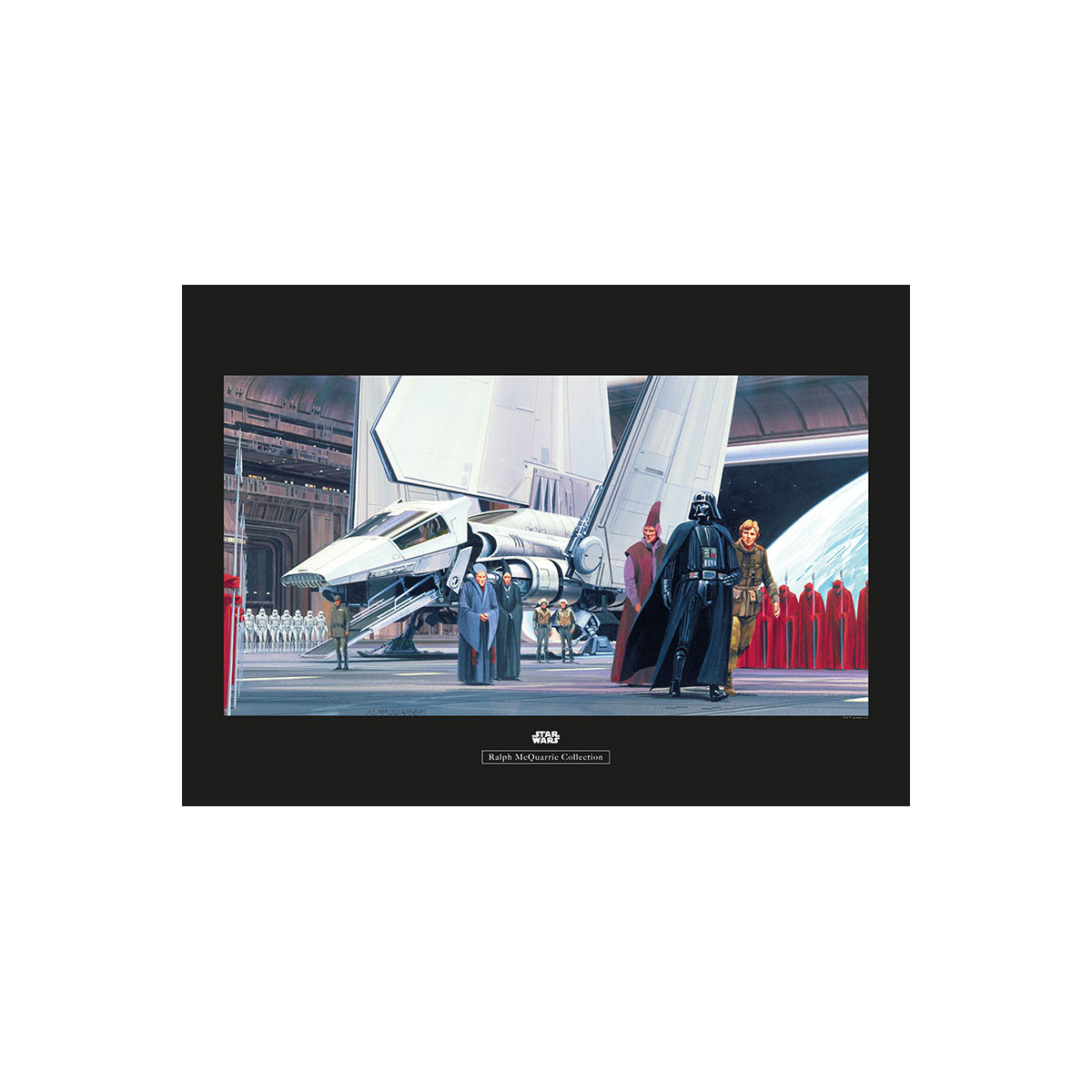 Komar  Wandbild Star Wars Classic Death Star Shuttle Dock 50x40 cm Bild 2