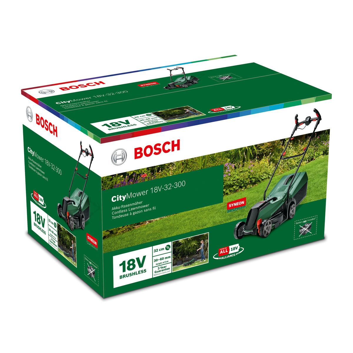 Bosch   Akku-Rasenmäher CityMower 18V-32 Solo Bild 3