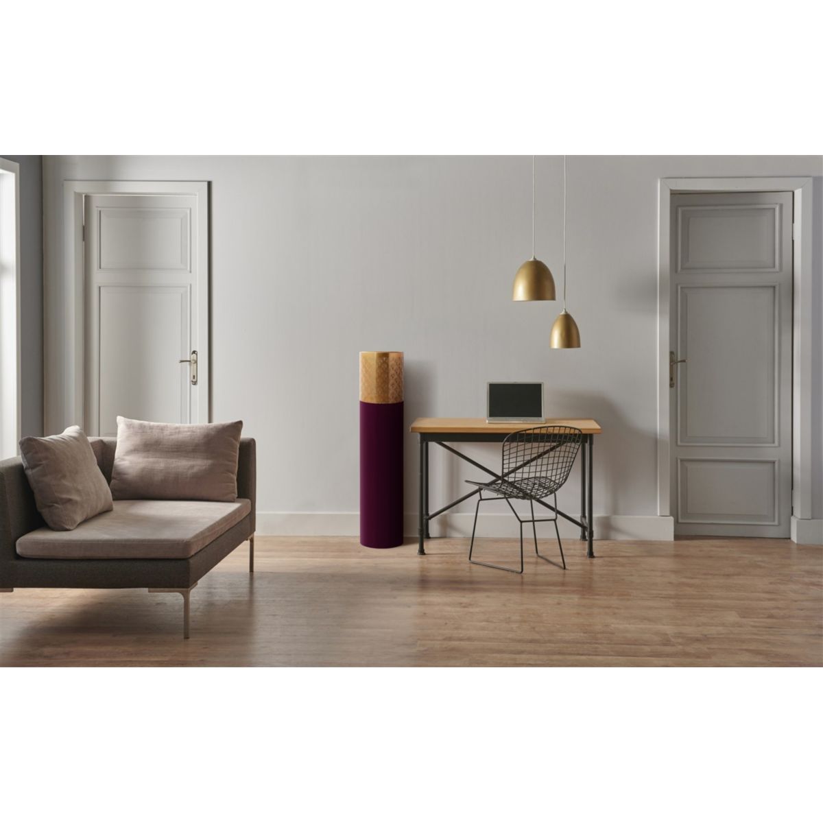 Bodenvase Art Deco 1145 Beere gold Bild 2