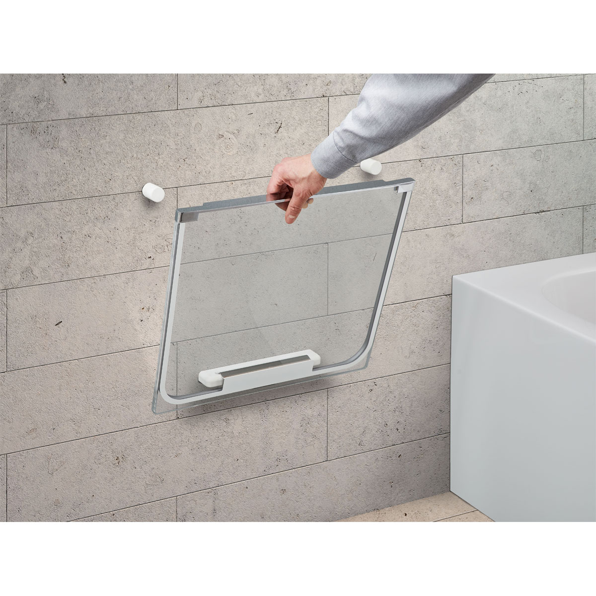 Ottofond Dusch-Badewanne Free Gate Mod B herausnehmbare Tür mit Wassereinlauf Bild 5