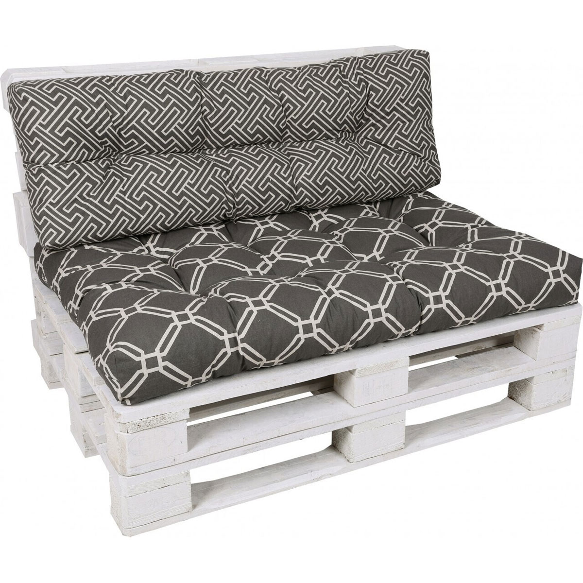 GO-DE Palettenauflagen-Set grau 2- teilig 