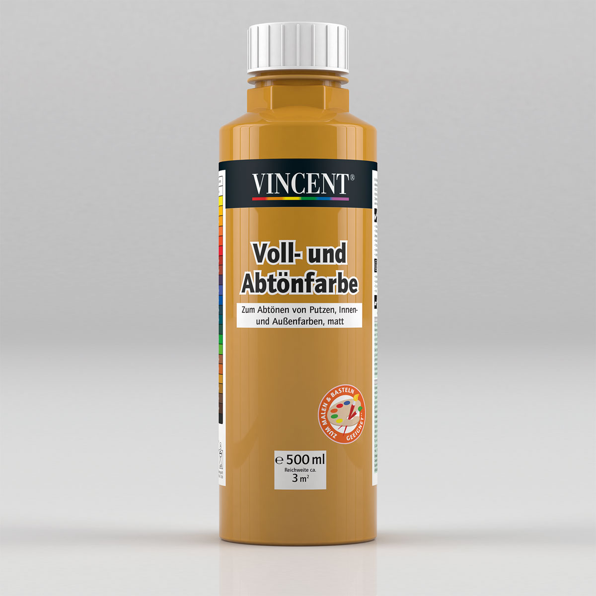 Vincent Voll- und Abtönfarbe ocker 0,5 L Bild 1
