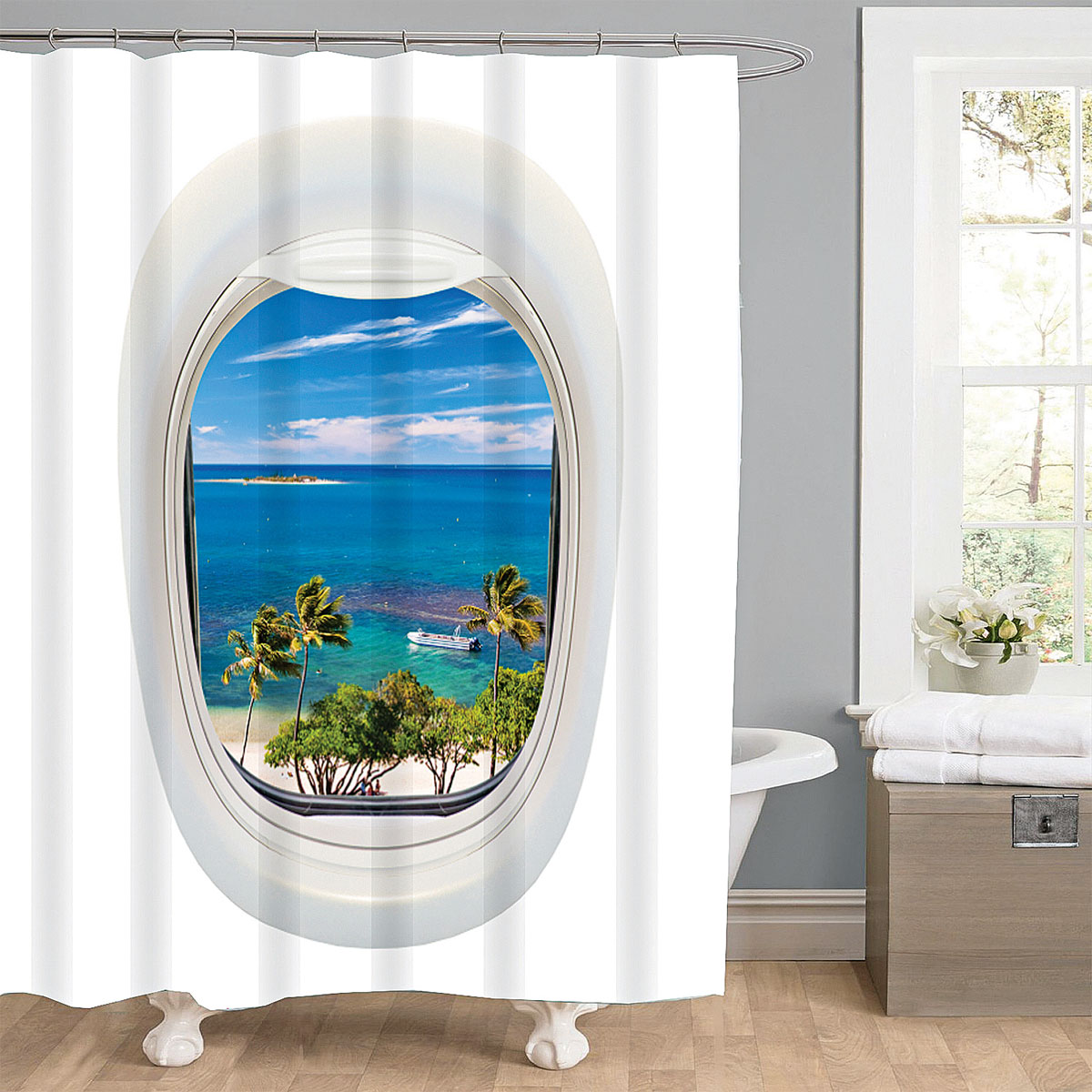 Valblue Duschvorhang Ocean Textil