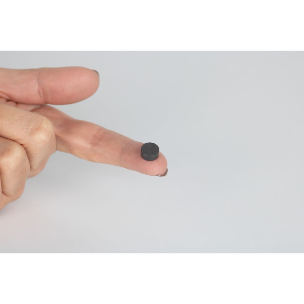 Magnetscheibe Ferrit Ø 9,5 x 4 mm, schwarz Bild 6