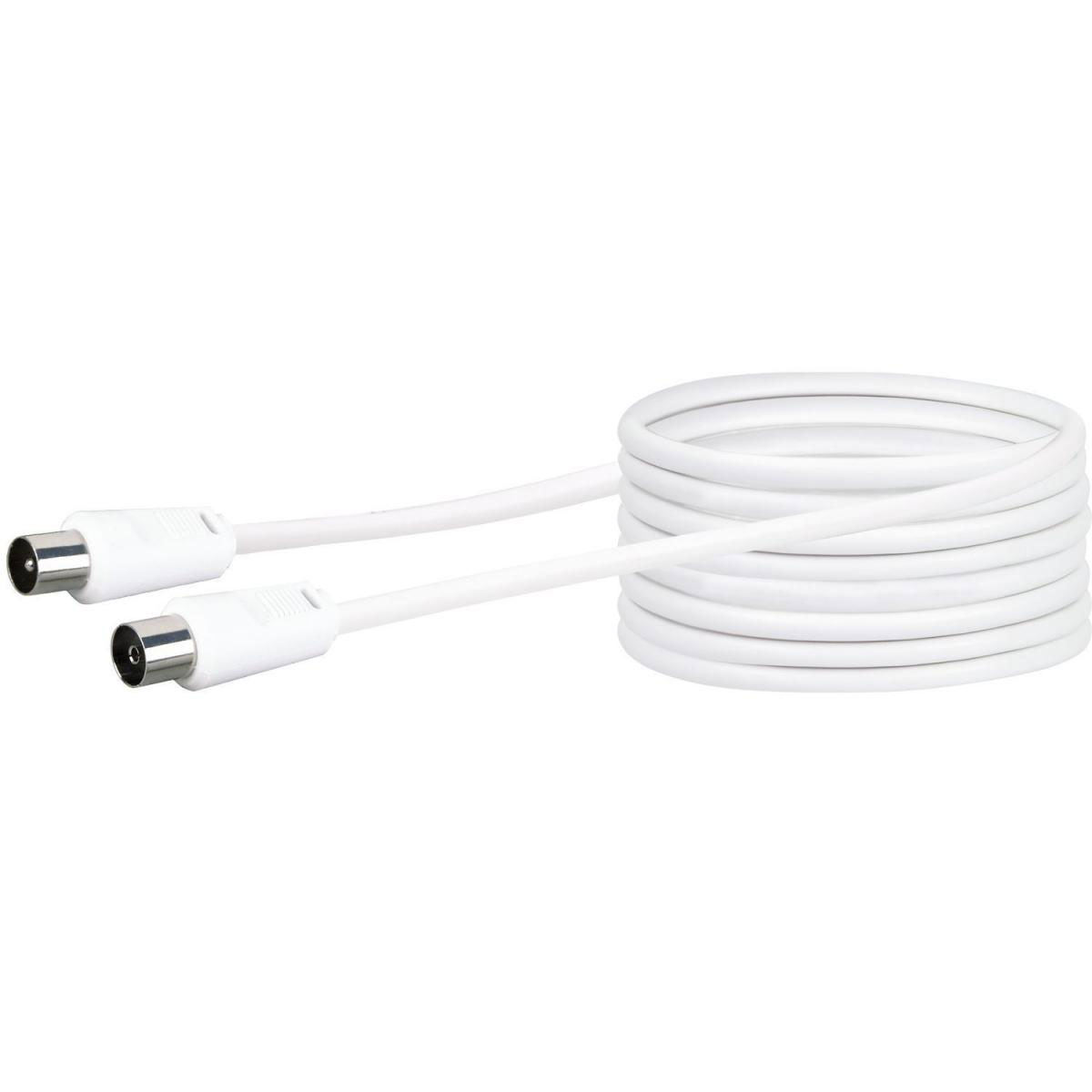 Schwaiger Antennenkabel 90 dB weiß 2000 cm