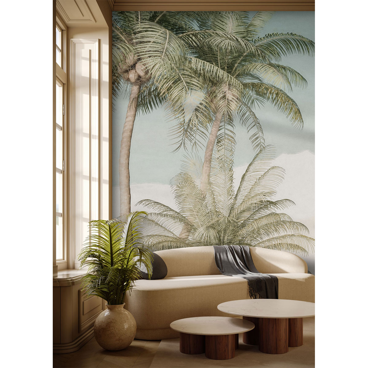 Komar  Vlies Fototapete Palm Oasis 200x280 cm Bild 10