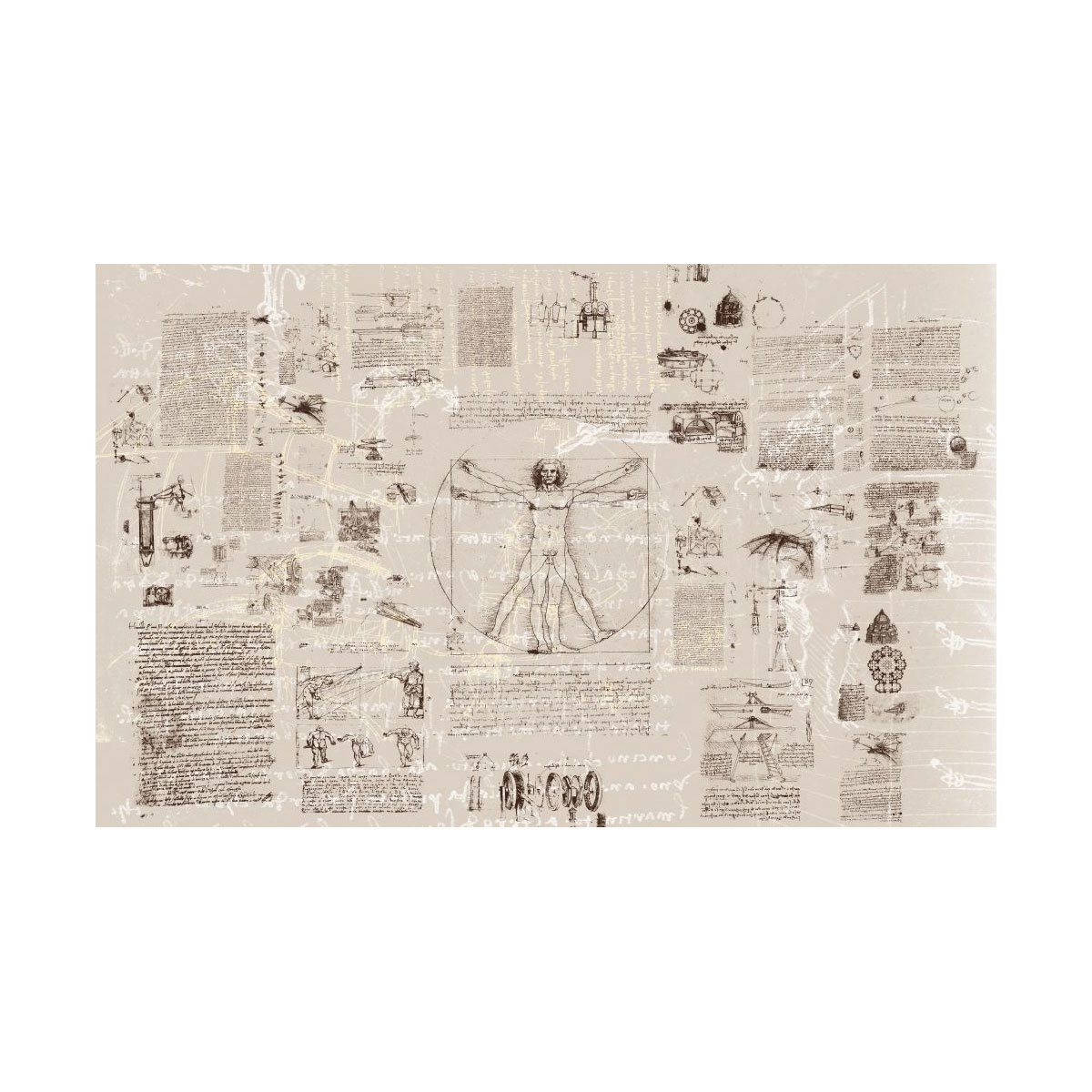 Komar  Vlies Fototapete Da Vinci 400x250 cm Bild 2