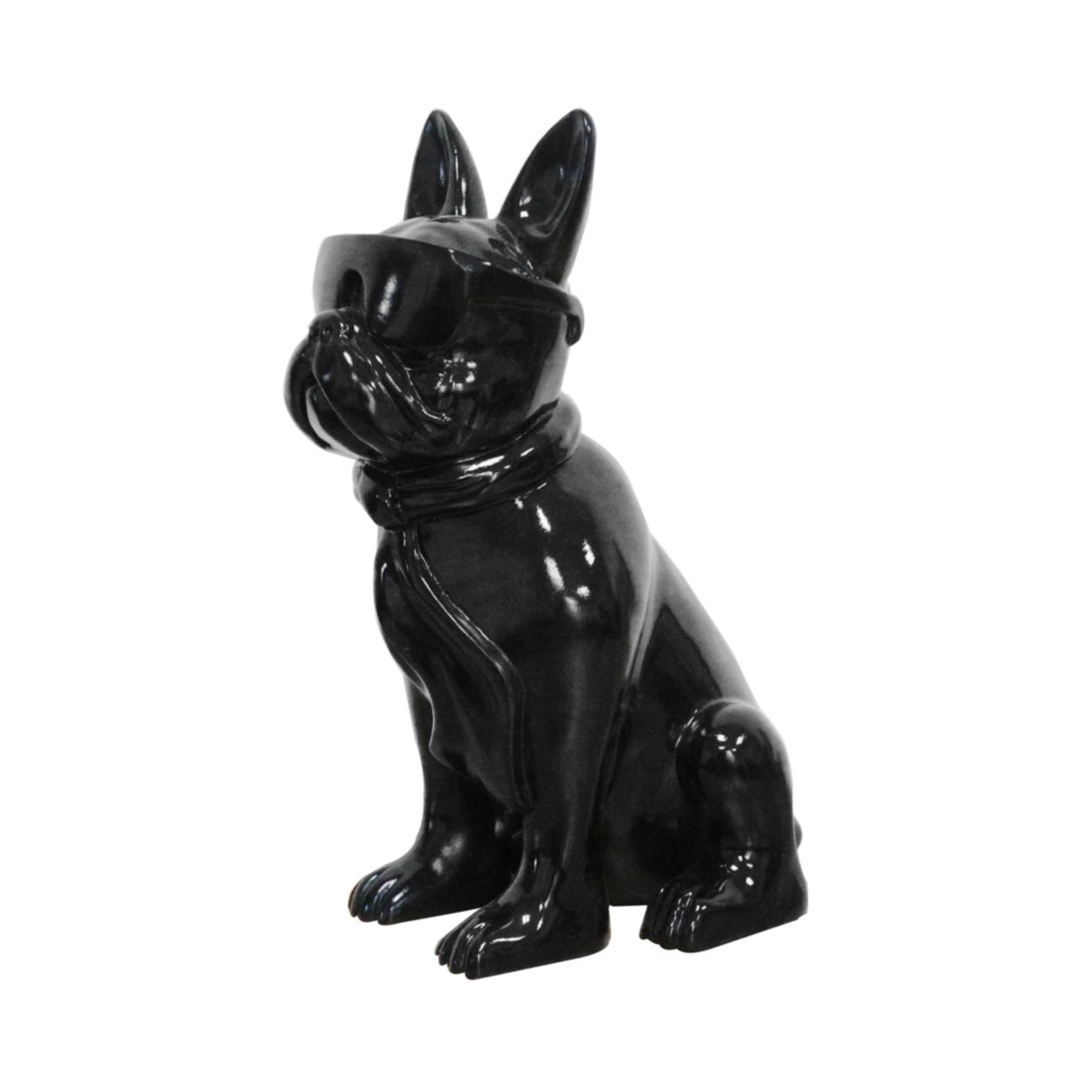 Skulptur Bulldog 125 schwarz Bild 2