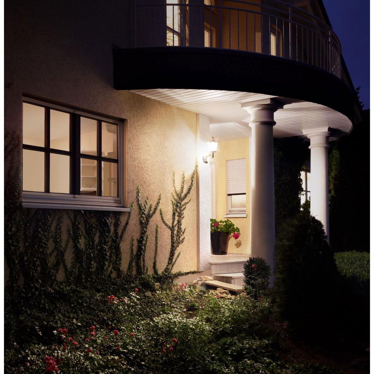 Steinel Klassische Außenleuchte L 15 S mit Bewegungsmelder Weiß Bild 3