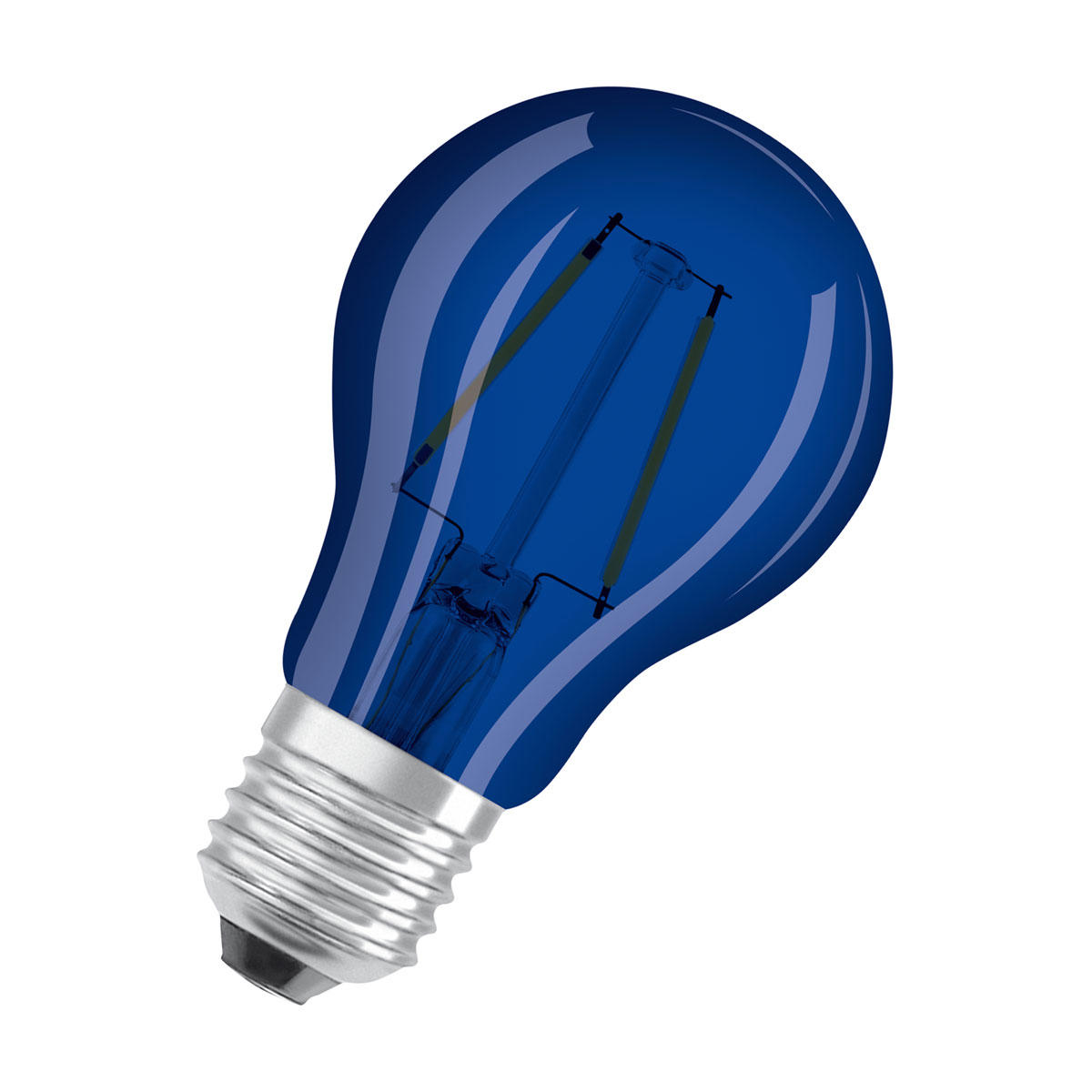 Osram LED-Leuchtmittel Glühlampe E27 2,5W blau Bild 1